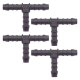 4 x YOU.S Original Schlauchverbinder Zwischenstück RGV Ø 6x6x6 mm - T-Stück