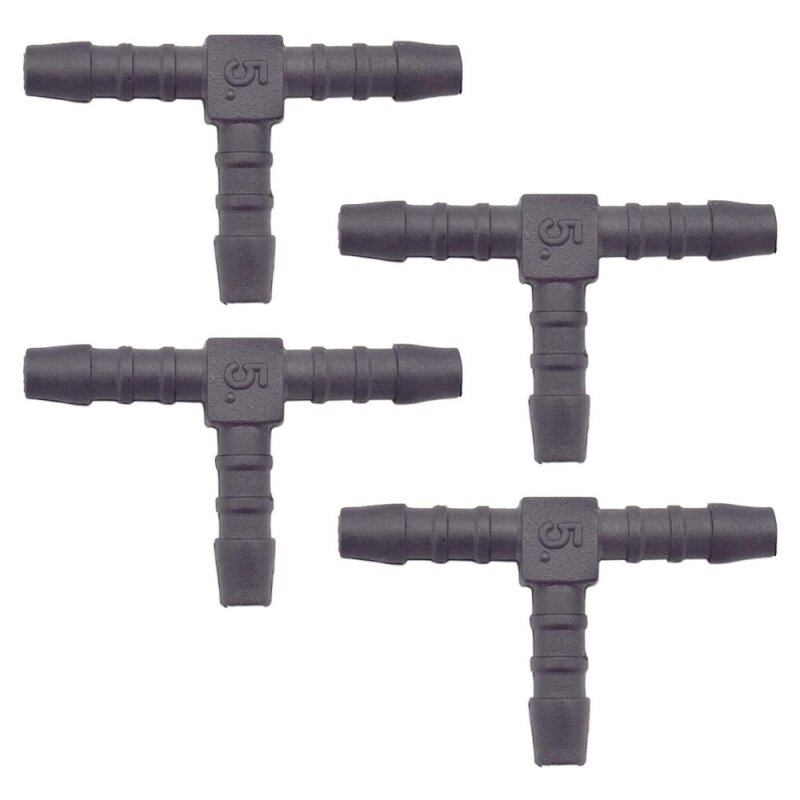 4 x YOU.S Original Schlauchverbinder Zwischenstück RGV Ø 5x5x5 mm - T-Stück