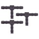 3 x YOU.S Original Schlauchverbinder Zwischenstück RGV Ø 4x4x4 mm - T-Stück