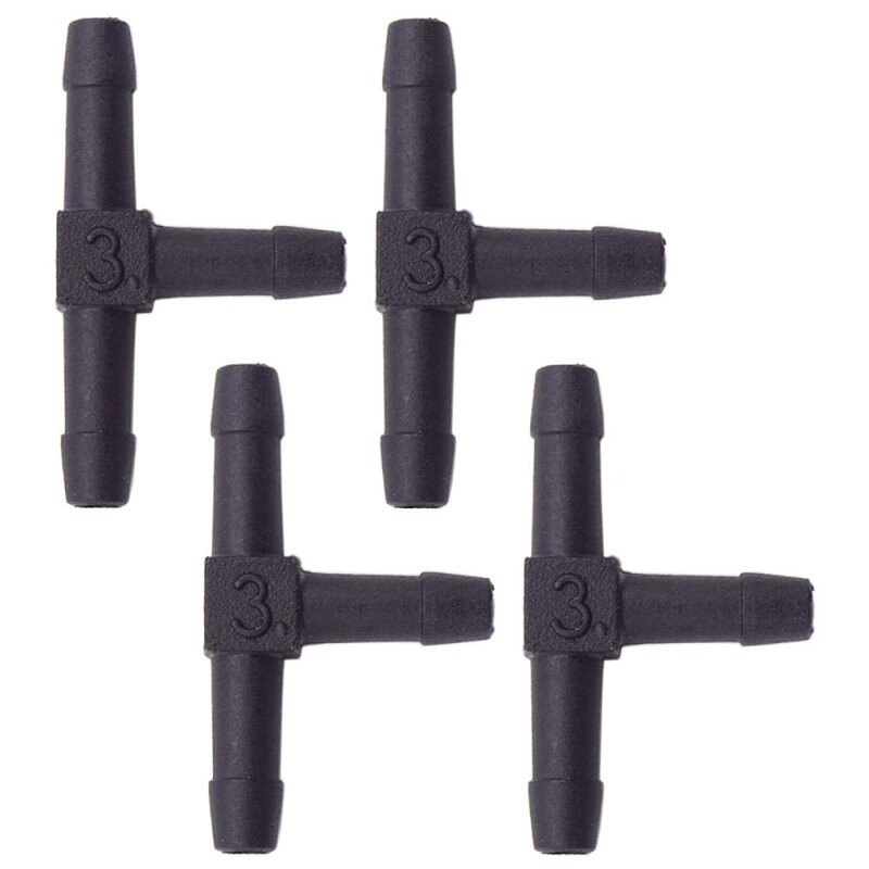 4 x YOU.S Original Schlauchverbinder Zwischenstück RGV Ø 3x3x3 mm - T-Stück
