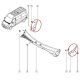 1 x YOU.S Original Windlauf Windabweiser Halter Links und Rechts kompatibel mit Nissan NV400 kompatibel mit Opel Movano B kompatibel mit Renault Master III - 658330001R
