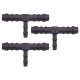 3 x YOU.S Original Schlauchverbinder Verteilerstück RGV Ø 6x4x6 mm - T-Stück Reduzierer