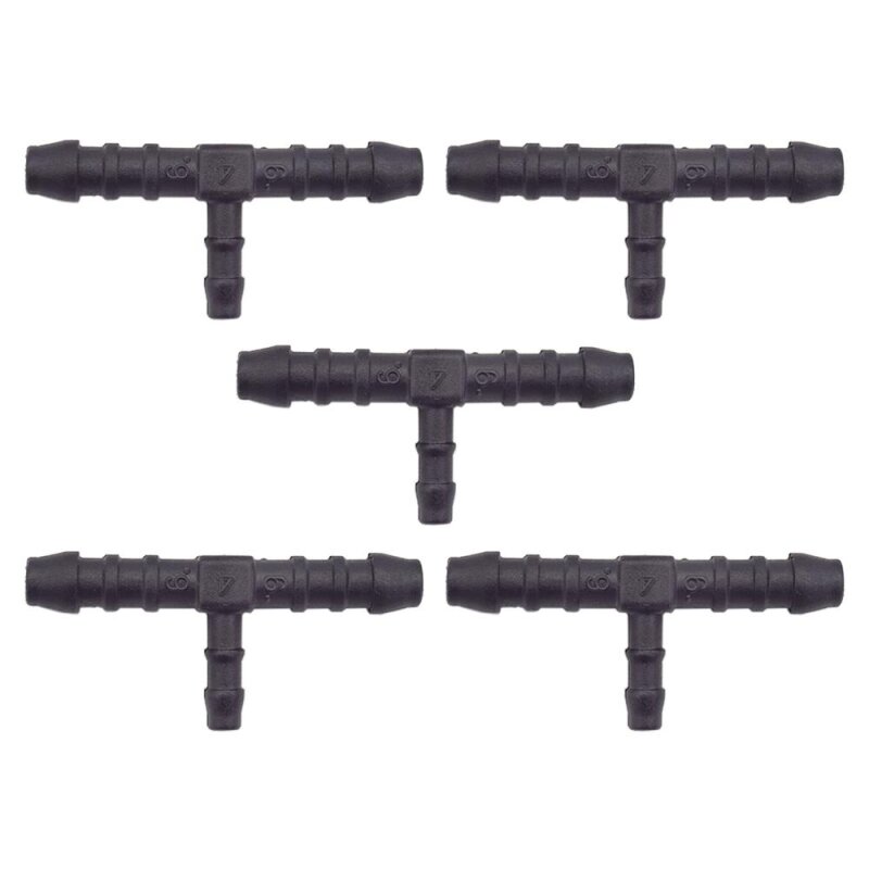 5 x YOU.S Original Schlauchverbinder Verteilerstück RGV Ø 6x4x6 mm - T-Stück Reduzierer