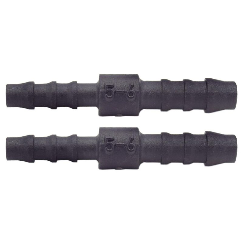2 x YOU.S Original Schlauchverbinder Zwischenstück RGV Ø 6mm 5mm - Gerade Form - Reduzierer
