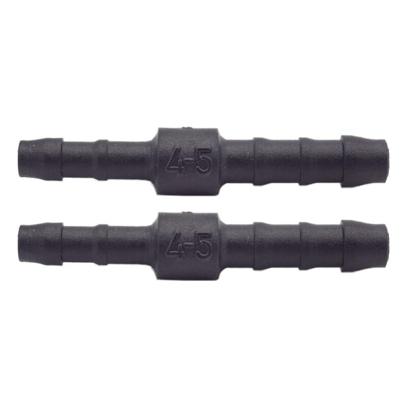 2 x YOU.S Original Schlauchverbinder Zwischenstück RGV Ø 5mm 4mm - Gerade Form - Reduzierer