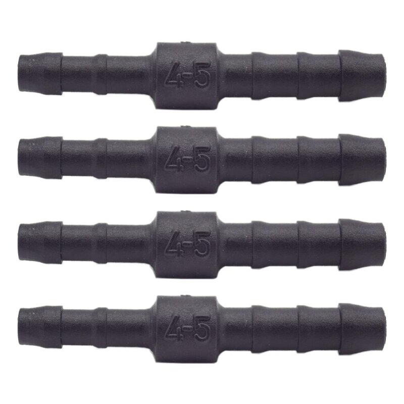 4 x YOU.S Original Schlauchverbinder Zwischenstück RGV Ø 5mm 4mm - Gerade Form - Reduzierer