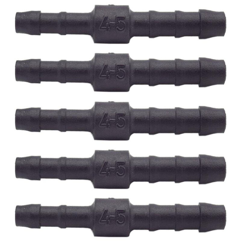 5 x YOU.S Original Schlauchverbinder Zwischenstück RGV Ø 5mm 4mm - Gerade Form - Reduzierer