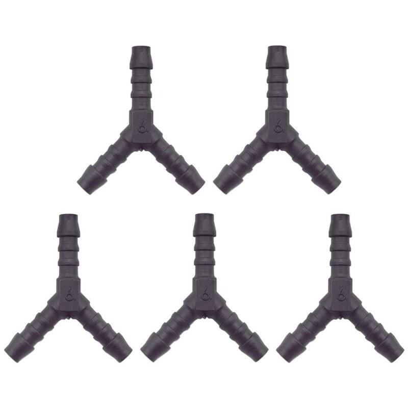5 x YOU.S Original Schlauchverbinder Zwischenstück RGV Ø 6x6x6 mm - Y Form