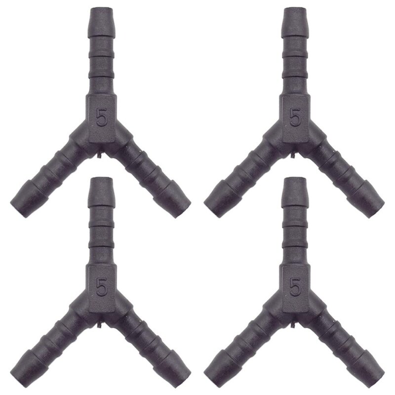 4 x YOU.S Original Schlauchverbinder Zwischenstück RGV Ø 5x5x5 mm - Y Form