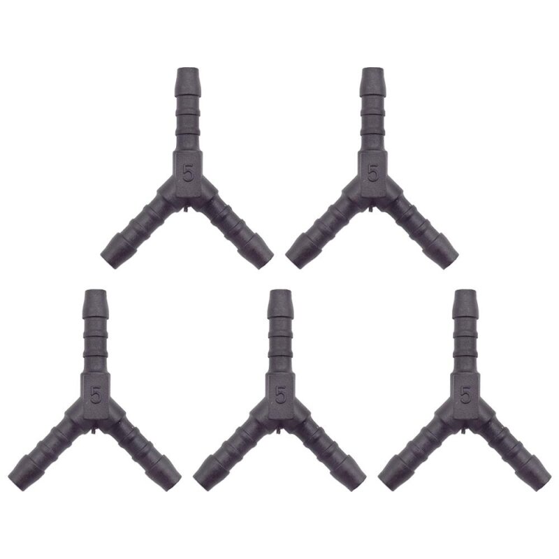 5 x YOU.S Original Schlauchverbinder Zwischenstück RGV Ø 5x5x5 mm - Y Form