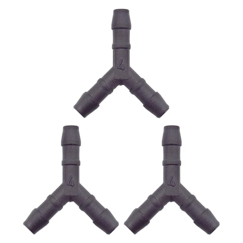 3 x YOU.S Original Schlauchverbinder Zwischenstück RGV Ø 4x4x4 mm - Y Form