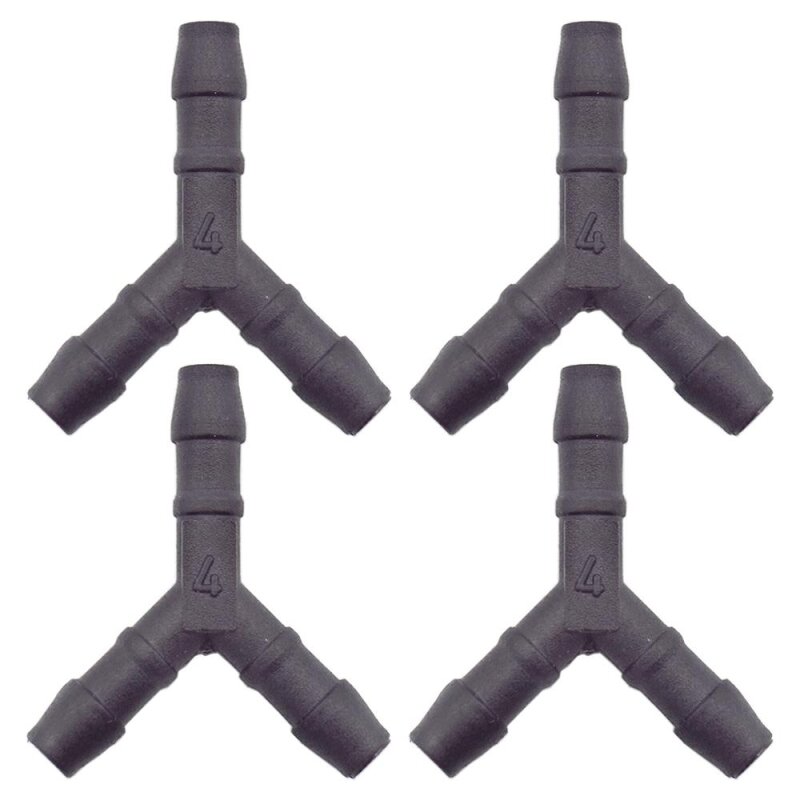 4 x YOU.S Original Schlauchverbinder Zwischenstück RGV Ø 4x4x4 mm - Y Form