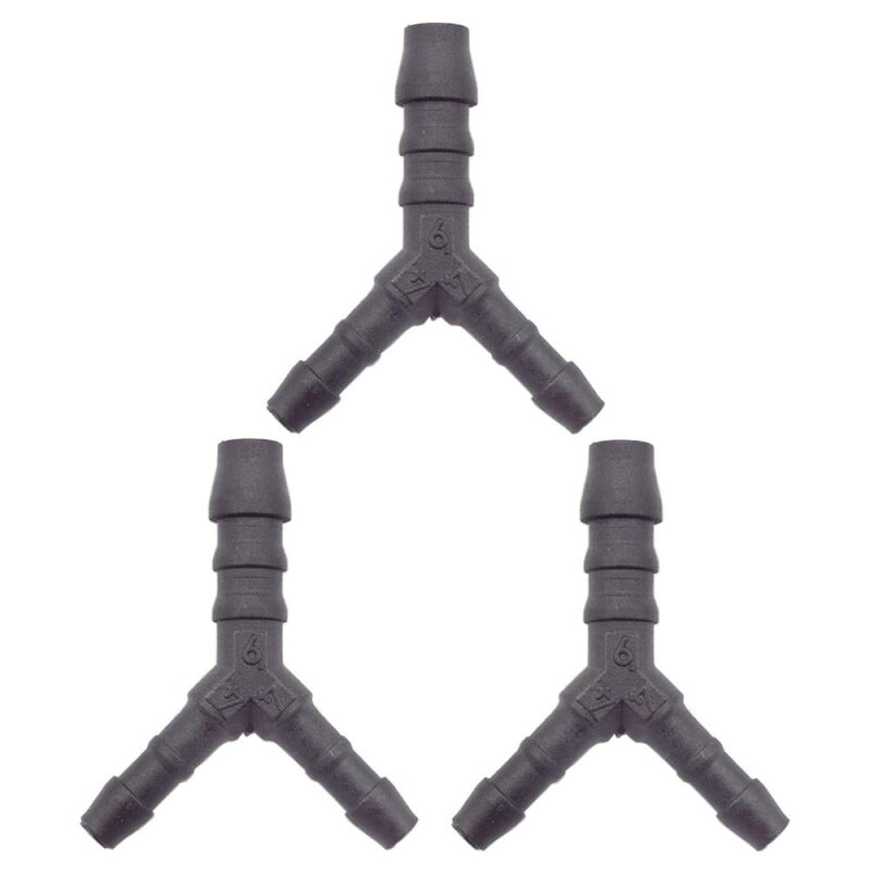3 x You.S Original Schlauchverbinder Zwischenstück RGV Ø 4x6x4 mm - Y-Form - Reduzierer