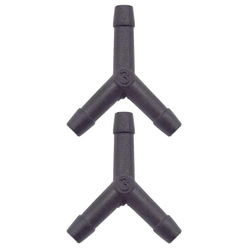 2 x YOU.S Original Schlauchverbindungsstück Verteilerstück Ø 3x3x3 mm - Y Form