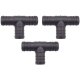3 x YOU.S Original Schlauchverbinder Zwischenstück RGV Ø 20x20x20 mm - T-Stück