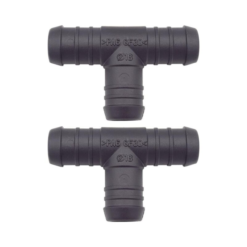 2 x YOU.S Original Schlauchverbinder Zwischenstück RGV Ø 18x18x18 mm - T-Stück